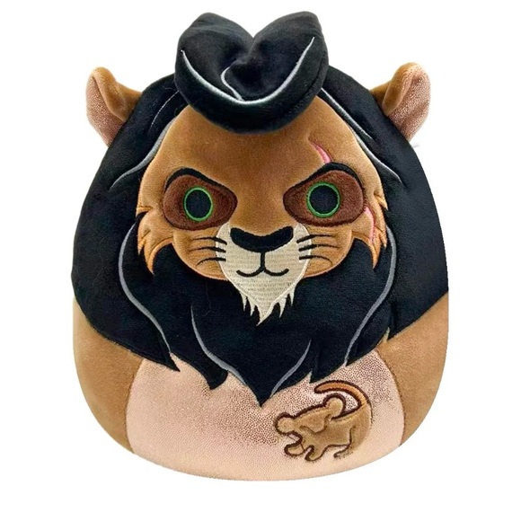 Squishmallows Other - Squish mellow original Disney 8 inch Scar ultra soft stuffed plush toy